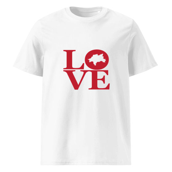 Wuppertal T-Shirt mit Love-Design (Weiß)