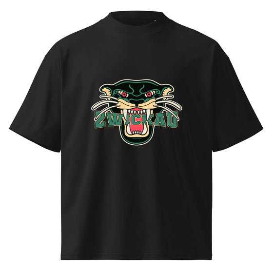 Zwickau T-Shirt mit Panther-Design (Schwarz)