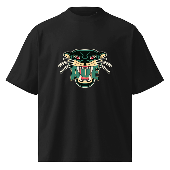 Oversized Unisex Bio-T-Shirt mit breitem Kragen für Aue