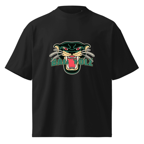 Oversized Unisex Bio-T-Shirt mit breitem Kragen für Bad Tölz