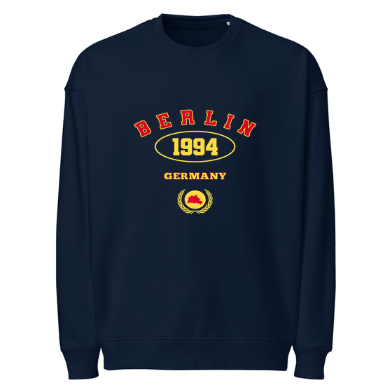 Oversized Unisex Bio-Pullover für Berlin