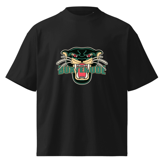 Oversized Unisex Bio-T-Shirt mit breitem Kragen für Buxtehude