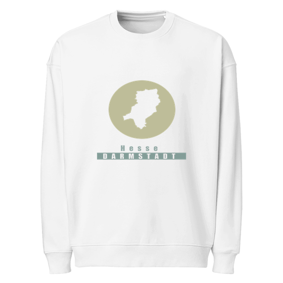 Oversized Unisex Bio-Pullover für Darmstadt