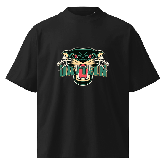 Oversized Unisex Bio-T-Shirt mit breitem Kragen für Datteln