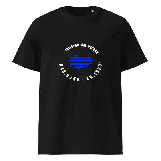 Unisex T-Shirt aus Bio-Baumwolle für Freiberg am Neckar