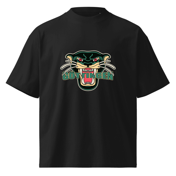 Oversized Unisex Bio-T-Shirt mit breitem Kragen für Göttingen