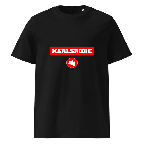 Unisex T-Shirt aus Bio-Baumwolle für Karlsruhe