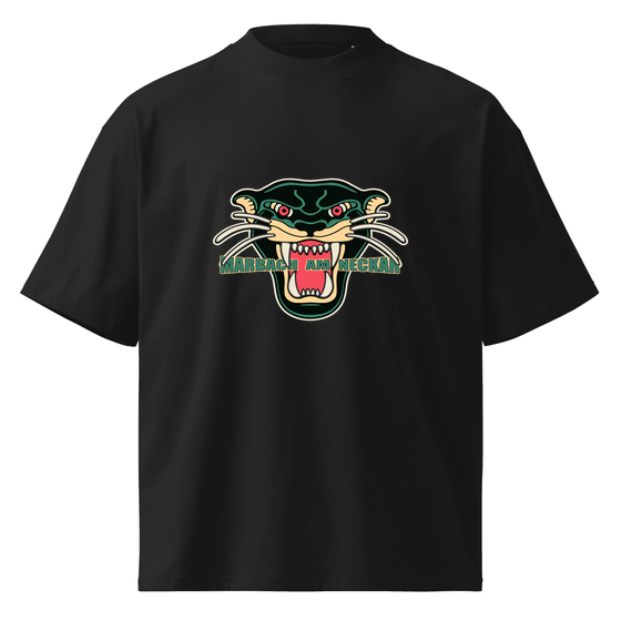 Oversized Unisex Bio-T-Shirt mit breitem Kragen für Marbach am Neckar