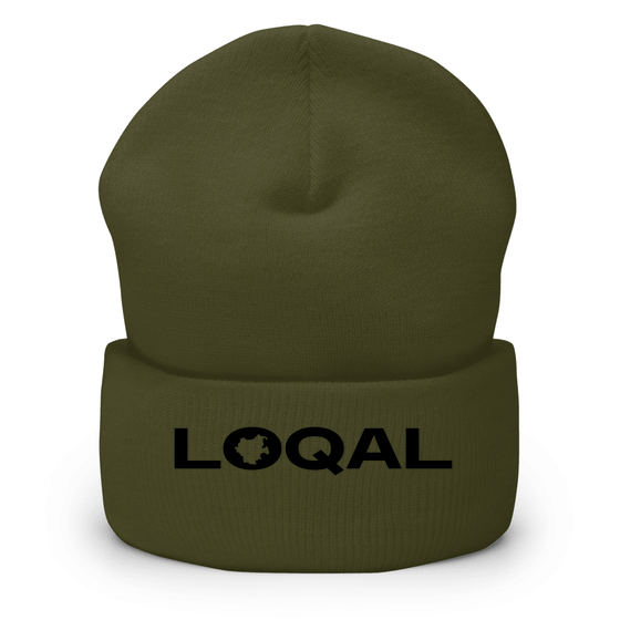 Umgeschlagene Beanie für Mönchengladbach
