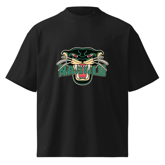 Oversized Unisex Bio-T-Shirt mit breitem Kragen für Nagold