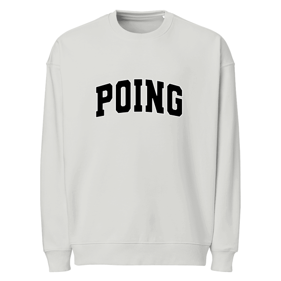 Oversized Unisex Bio-Pullover für Poing