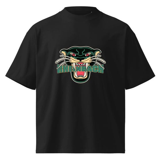 Oversized Unisex Bio-T-Shirt mit breitem Kragen für Rheinbach