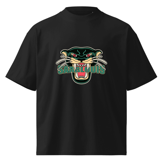 Oversized Unisex Bio-T-Shirt mit breitem Kragen für Saarlouis