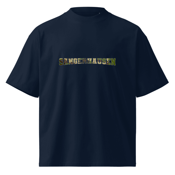Oversized Unisex Bio-T-Shirt mit breitem Kragen für Sangerhausen