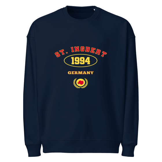 Oversized Unisex Bio-Pullover für St. Ingbert