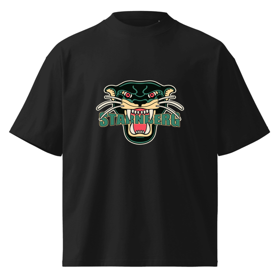 Oversized Unisex Bio-T-Shirt mit breitem Kragen für Starnberg
