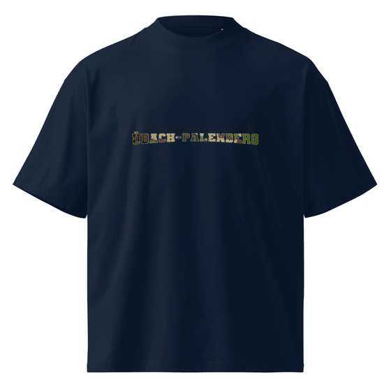 Oversized Unisex Bio-T-Shirt mit breitem Kragen für Übach-Palenberg