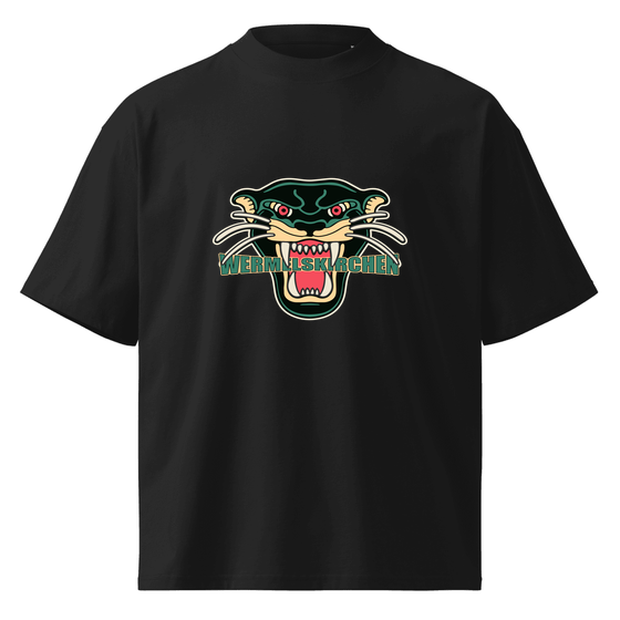 Oversized Unisex Bio-T-Shirt mit breitem Kragen für Wermelskirchen